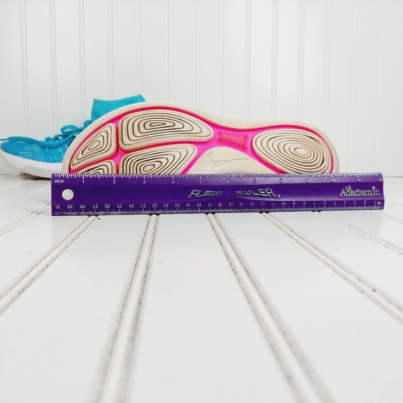 Nike Lunarepic Flyknit Lace Up Synthetic Running Shoes i748 - Picture 10 of 13